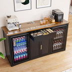 GDLF 70.1" Long Coffee Bar Cabinet - Image 8