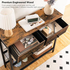 HOOBRO 29.5" Narrow Console Table - Image 7