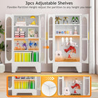 PAOFIN 47" H Locking Display Cabinet - Image 3