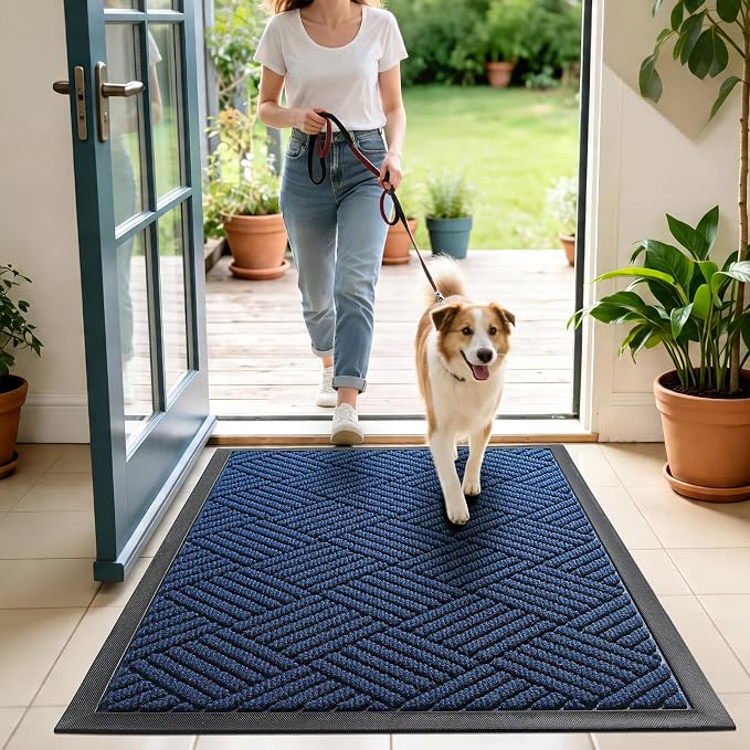 Front Door Mat, Heavy Duty Waterproof Doormat 47.5"x35.5", Stain Fade Resistant - Image 8