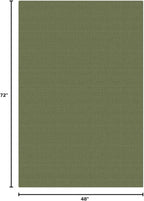 KOZYFLY Washable 4x6 Entry Woven Area Rug, Braided Throw Rugs - Image 2