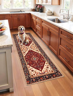 SERISSA 2x5 Washable Non Slip Boho Runner Rug by SERISSAHomeDecorCollection