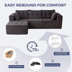 MAXYOYO Modular Sectional Sofa Couch, L Shaped Modern Cloud Couch - Image 8