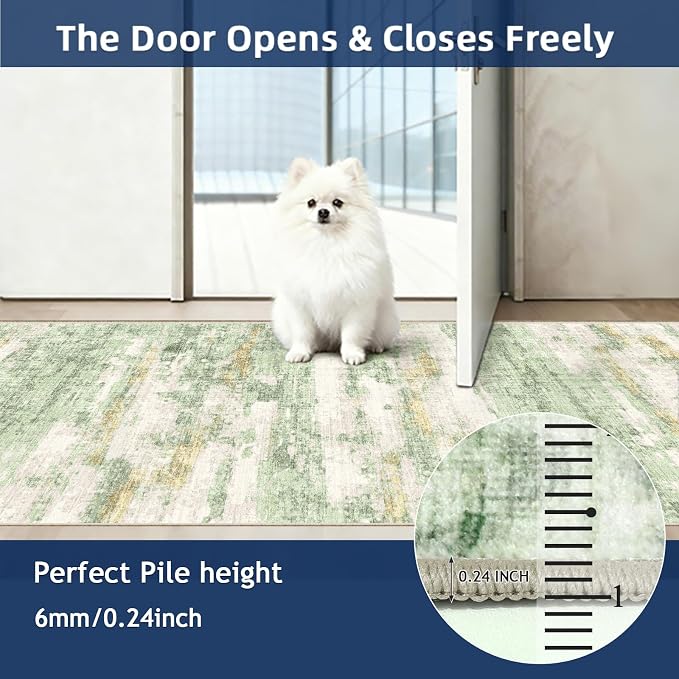 Kitchen Runner Rug 2x12 Runners Rug - Image 5