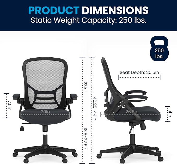 Flash Furniture Porter High-Back Swivel Office Chair - Image 3