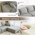 135.4" Cloud Modular Sectional Couch - Image 8