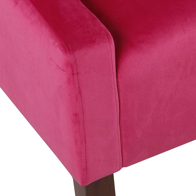Homepop Home Decor | Upholstered Classic Swoop Arm Accent Chair | Accent Chairs - Image 5