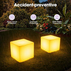 Rechargeable LED Cube Chair, 16 Colors Remote Conctrol Glow Furniture Stool - Image 6