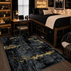 RELEANY Washable 4'x6' Abstract Area Rug by RELEANY