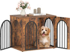 Hzuaneri 26.8'' Wooden Dog Crate Furniture, Indoor Dog Kennel Dogs Cage by Hzuaneri