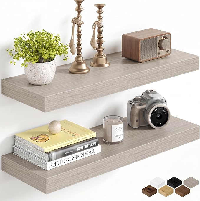 Fun Memories 24Inch Floating Shelves by FunMemories