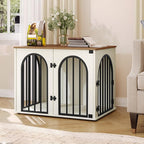 Hzuaneri 26.8'' Wooden Dog Crate Furniture, Indoor Dog Kennel Dogs Cage - Image 8