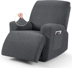 VANSOFY Recliner Chair Covers, 3-Pieces Stretch Recliner Covers by VANSOFYFURNITURECOVERS