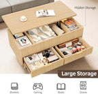 Lift Top Coffee Table with Storage - Image 3