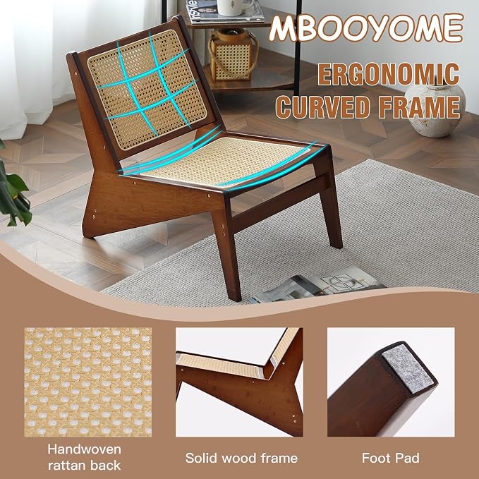 MBOOYOME Mid Century Modern Accent Chair - Image 8