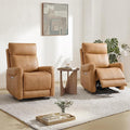 KISLOT Leather Recliner Chair Set of 2, Wall Hugger RV Recliners by Kislot