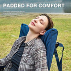 EVER ADVANCED Oversized Folding Rocking Camping Chair, Padded Portable Rocker - Image 4