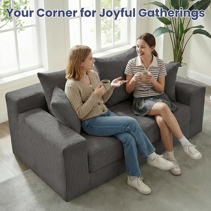 3-in-1 Convertible Sofa Bed, Boneless Loveseat Sleeper & Folding Couch Bed - Image 8