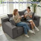 3-in-1 Convertible Sofa Bed, Boneless Loveseat Sleeper & Folding Couch Bed - Image 8