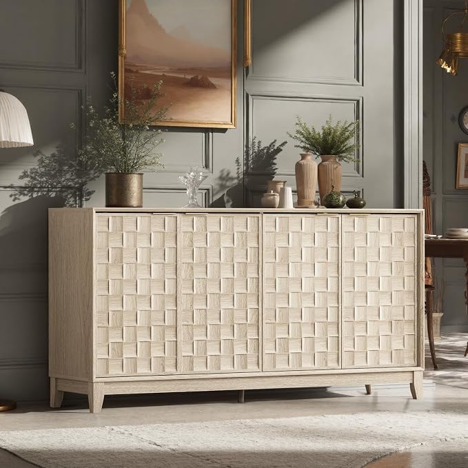 COLAMY Fluted Sideboard Cabinet - Image 3