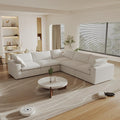 Cloud Couch Modular Sectional Sofa, 160.6" Down Filled Convertible Sectional by SofaFurniture