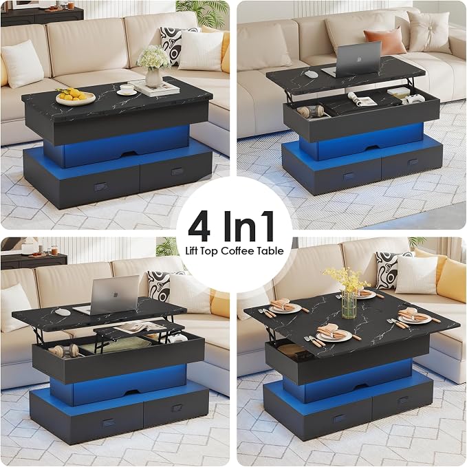 Turosur Lift Top Coffee Table - Image 4
