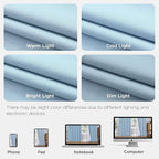 Joydeco Pinch Pleated Linen Curtains - Image 8