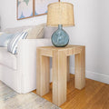 Plank+Beam Modern Rectangular Side Table, Slim Side Table by PlankBeam
