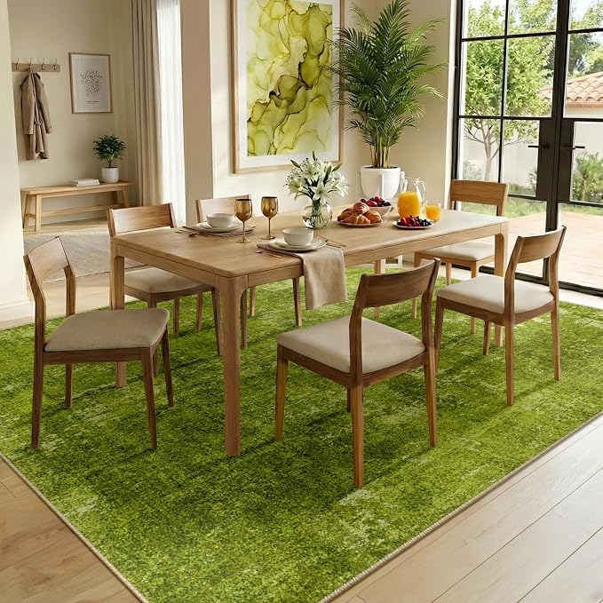 RELEANY Washable 6'x9' Abstract Area Rug - Image 3