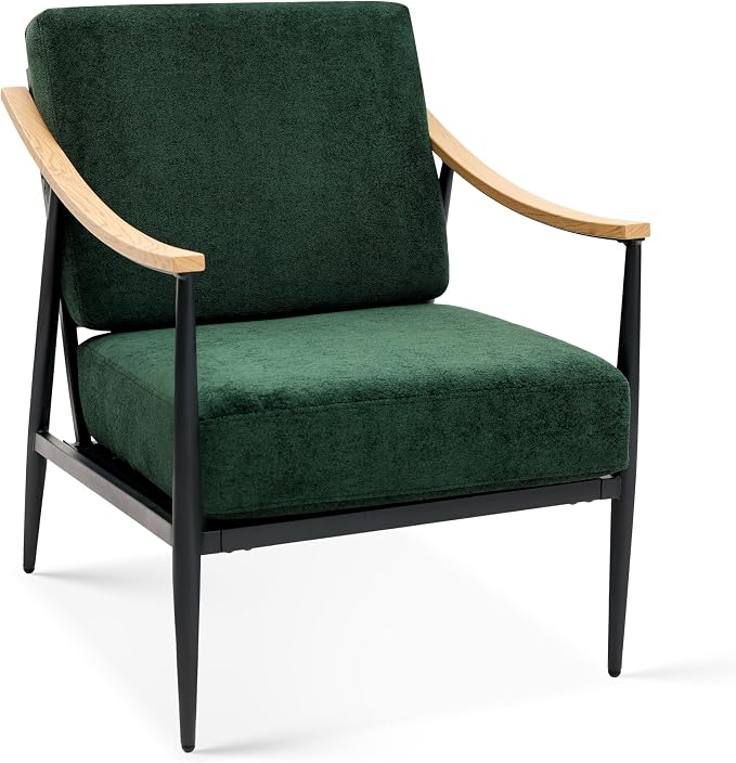 RNKSFX Modern Accent Chair for Living Room Bedroom Mid Century Arm Chair - Image 8