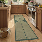 Lahome Enfys Modern Rainbow Easy Jute Kitchen Runner, 2x8 Indoor Outdoor Runner - Image 2