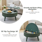 Round Lift Top Coffee Table - Image 3