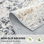 DMOYEST Area Rug Living Room Rugs 12x15 Extra Large Beige Blue Carpet | - Image 6