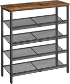 HOOBRO Shoe Rack for Entryway, 5-Tier Shoe Organizer by HOOBRO