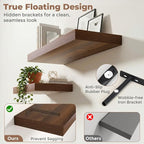 12 inch Deep Floating Shelves for Wall, 48 inch Wide Engineered Wood Wall - Image 4