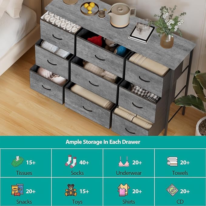 VASICAR Dresser for Bedroom - Image 5