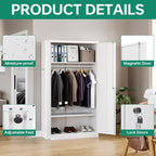 Letaya Metal Wardrobe Cabinets - Image 7