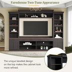 Merax Minimalist Entertainment Wall Unit Set - Image 5