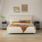 YESHOMY Farmhouse Modern Nightstand - Image 2