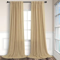 Tan Beige Curtains 96 Inches Long by Pitalk