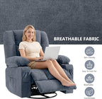 Swivel Rocker Recliner Chair - Image 6