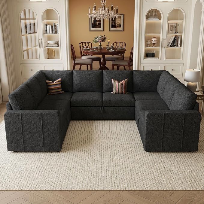 Belffin Modular Sectional Sleeper Sofa Bed - Image 3