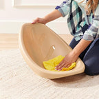 ECR4Kids Plastic Leaf Scoop Floor Rocker Seat, Classroom Furniture - Image 11