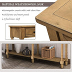 Merax Retro Console Table Sofa Table - Image 7