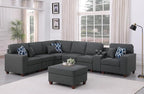 Ball & Cast 127" L-Shaped Sectional Couch by BallCast