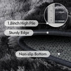 7x10 Ft Extra Large Shag Rugs for Living Room, Tie Dyed Ultra Soft Fluffy Furry - Image 5