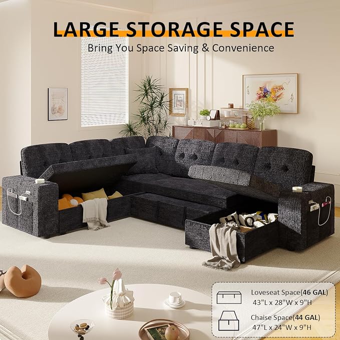 Modular Sectional Sleeper Sofa - Image 6