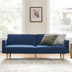 mopio 76.4" Futon Sofa Bed, Sleeper Sofa, Mid Century Modern Futon Couch by MopioInc