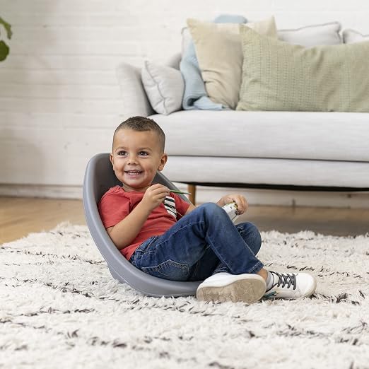 ECR4Kids Plastic Leaf Scoop Floor Rocker Seat, Classroom Furniture - Image 8