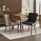 Modern Dining Chairs Set of 2, High Back Dining Chairs Side Chairs - Image 2